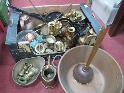 Lot 1079 - Libra Brass Weighing Scales and Weights,...