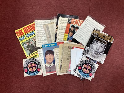 Lot 1351 - The Beatles - Sheet music, Pop Pics, The Full...