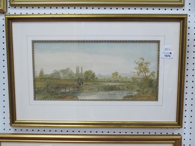 Lot 1574 - CHARLES MARSHALL (1806-1890), River Landscape,...