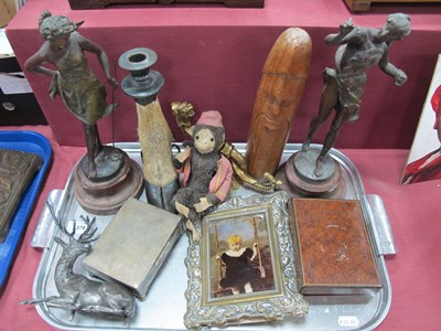 Lot 1379 - Early XX Century Candlestick, in the form of a...