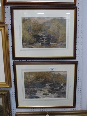 Lot 1544 - JOHN STEEPLE (1823-1887), Waterfall in the...