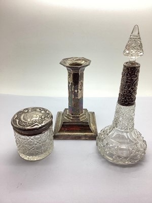 Lot 82 - A Hallmarked Silver Candlestick, 13cm high...