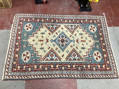 Lot 1603 - A Persian Style Wool Rug, the centre with...