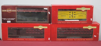 Lot 324 - Four Bachmann "G" Gauge Boxed Items of Rolling...