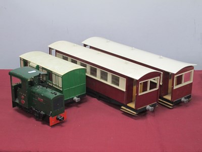 Lot 325 - A Bradbright 'O' Gauge/7mm 0-4-0 Diesel Tank...