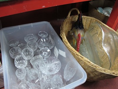 Lot 1033 - Drinking Glasses, including Stuart, Cockerel,...