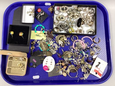 Lot 79 - A Selection of Modern Earrings, including...