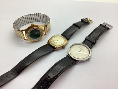 Lot 125 - Vertex; A Vintage 9ct Gold Cased Gent's...