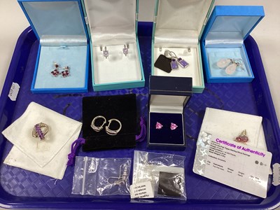 Lot 63 - Gemporia; Hot Pink Topaz Sterling Silver...