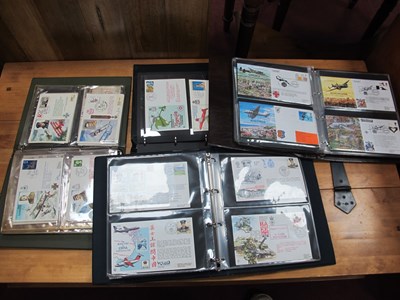 Lot 1092 - Four Albums of Flown and Anniversary Covers, a...