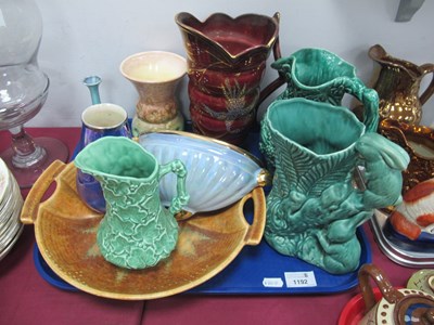 Lot 1192 - Beswick Pottery Twin Handled Mottled Bowl,...