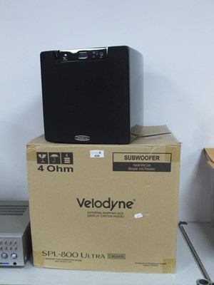 Lot 439 - Velodyne SPL-800 Ultra Subwoofer, as new,...