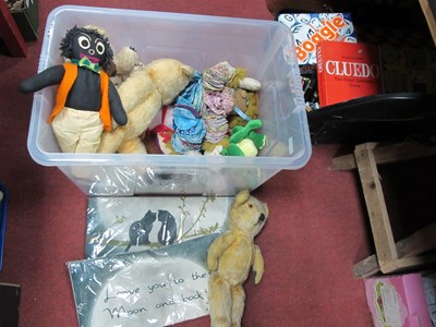 Lot 1088 - Two Gold Plush Teddy Bears, other soft toys:-...