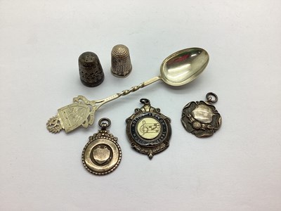 Lot 94 - Hallmarked Silver Medallion Pendants,...