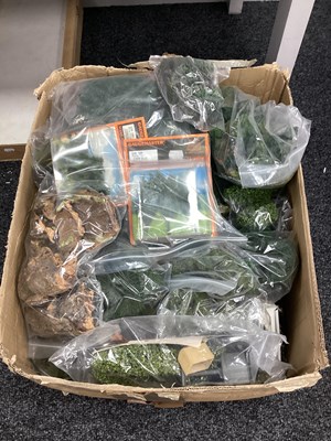 Lot 9 - OO/ HO Lineside trees and associated items,...