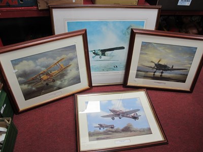 Lot 1012 - David Shepherd, '656 Squadron' colour print,...