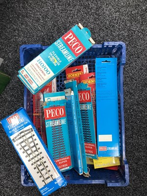 Lot 80 - OO/ HO gauge Points track many boxed from Peco...