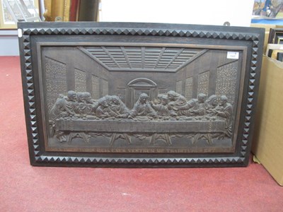 Lot 1502 - 'Coalbrookdale' The Last Supper, cast iron...