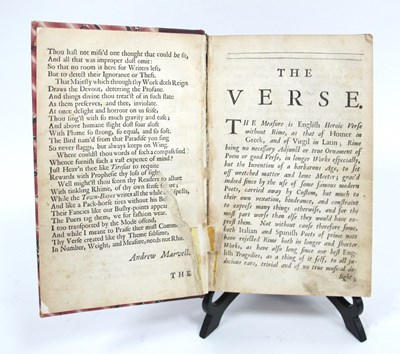 Lot 1376 - Milton [John]: Paradise Lost, a poem in twelve...