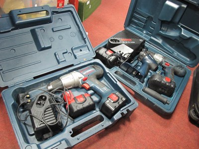 Lot 1070 - Bosch Re-Chargable Drill AL 15 FC W 498 Cased,...