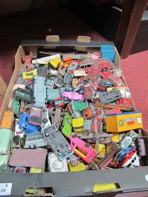 Lot 1124 - Die Cast Cars, Dinky, Corgi, cars, trailers,...