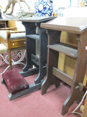 Lot 1641 - Early XX Century Oak Prayer Desk, with writing...