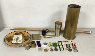 Lot 381 - WWI German Kriegsbecher Commemorative Cup,...