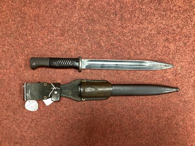 Lot 358 - WWII Third Reich German K98 Bayonet and...