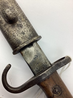 Lot 351 - WWI Scarce British Pattern 1907 Bayonet with...