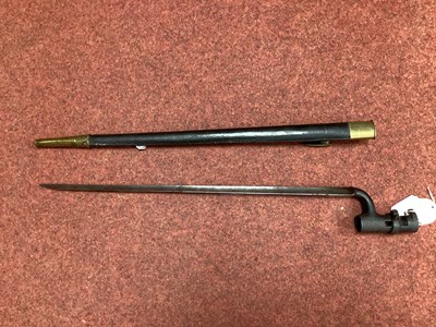 Lot 335 - British Enfield Pattern 1853 Socket Bayonet...