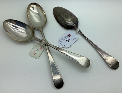 Lot 66 - A Hallmarked Silver Hanoverian Pattern Bottom...