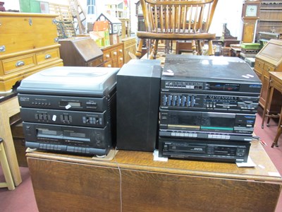 Lot 1613 - Akura M5 Mid Hi-fi System. Sharp stack system.