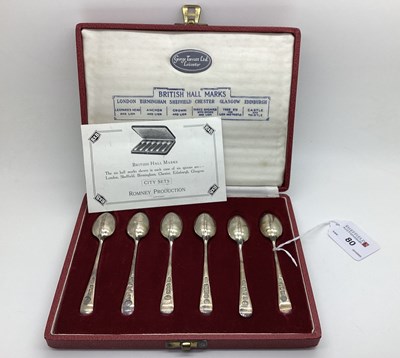 Lot 80 - A Set of Six Hallmarked Silver 'British...