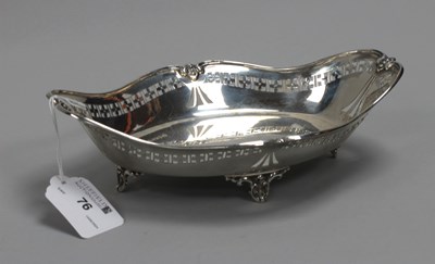 Lot 76 - A Hallmarked Silver Dish, Walker & Hall,...