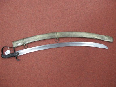Lot 321 - Light Cavalry Type Sabre and Scabbard, with...