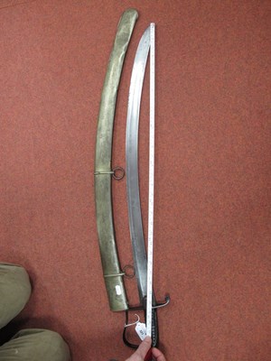 Lot 321 - Light Cavalry Type Sabre and Scabbard, with...