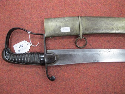 Lot 321 - Light Cavalry Type Sabre and Scabbard, with...