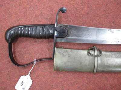 Lot 321 - Light Cavalry Type Sabre and Scabbard, with...