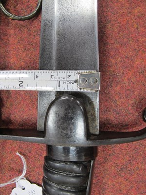 Lot 321 - Light Cavalry Type Sabre and Scabbard, with...