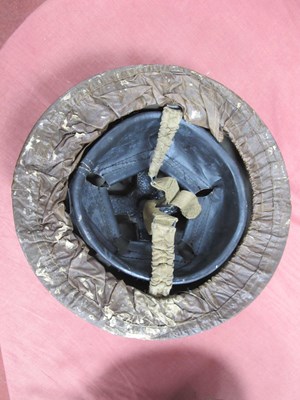 Lot 372 - WWII British Brodie Helmets, comprising helmet...