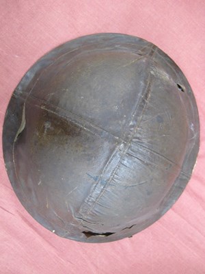 Lot 372 - WWII British Brodie Helmets, comprising helmet...