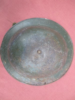 Lot 372 - WWII British Brodie Helmets, comprising helmet...