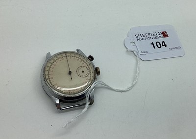 Lot 104 - A Vintage Wristwatch Stopwatch Head, (no...