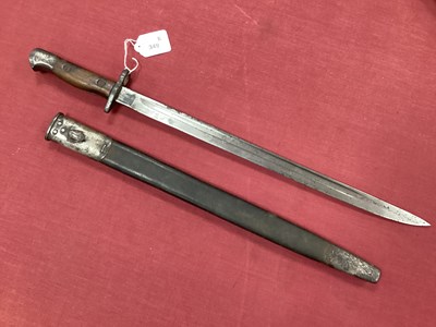 Lot 349 - British 1907 Pattern Bayonet and Scabbard,...