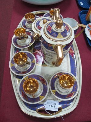 Lot 1302 - FSK Czechoslovakia Porcelain Cabaret Set,...