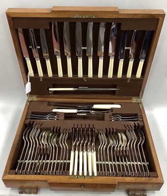 Lot 110 - Elkington & Co; A Six Setting Canteen of...