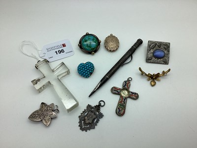 Lot 196 - Victorian and Later Brooches, including...