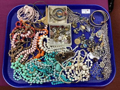 Lot 1 - Assorted Costume Jewellery, including...