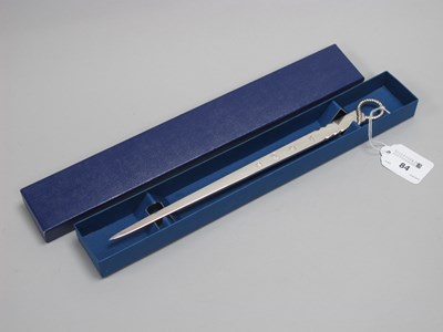 Lot 84 - A Hallmarked Silver Meat Skewer, HC, Sheffield...