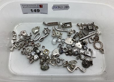 Lot 149 - "925" and Other Pendants/charms, including...